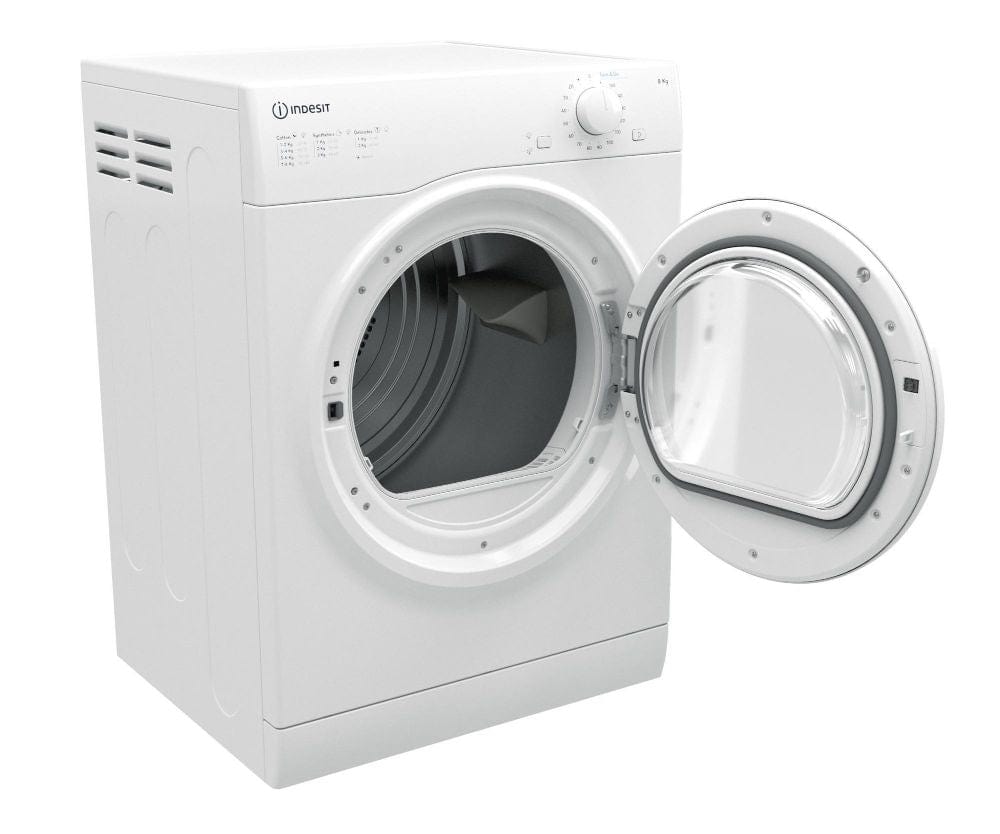 Indesit I1D80WUK 8kg Air Vented Tumble Dryer - White | Atlantic Electrics