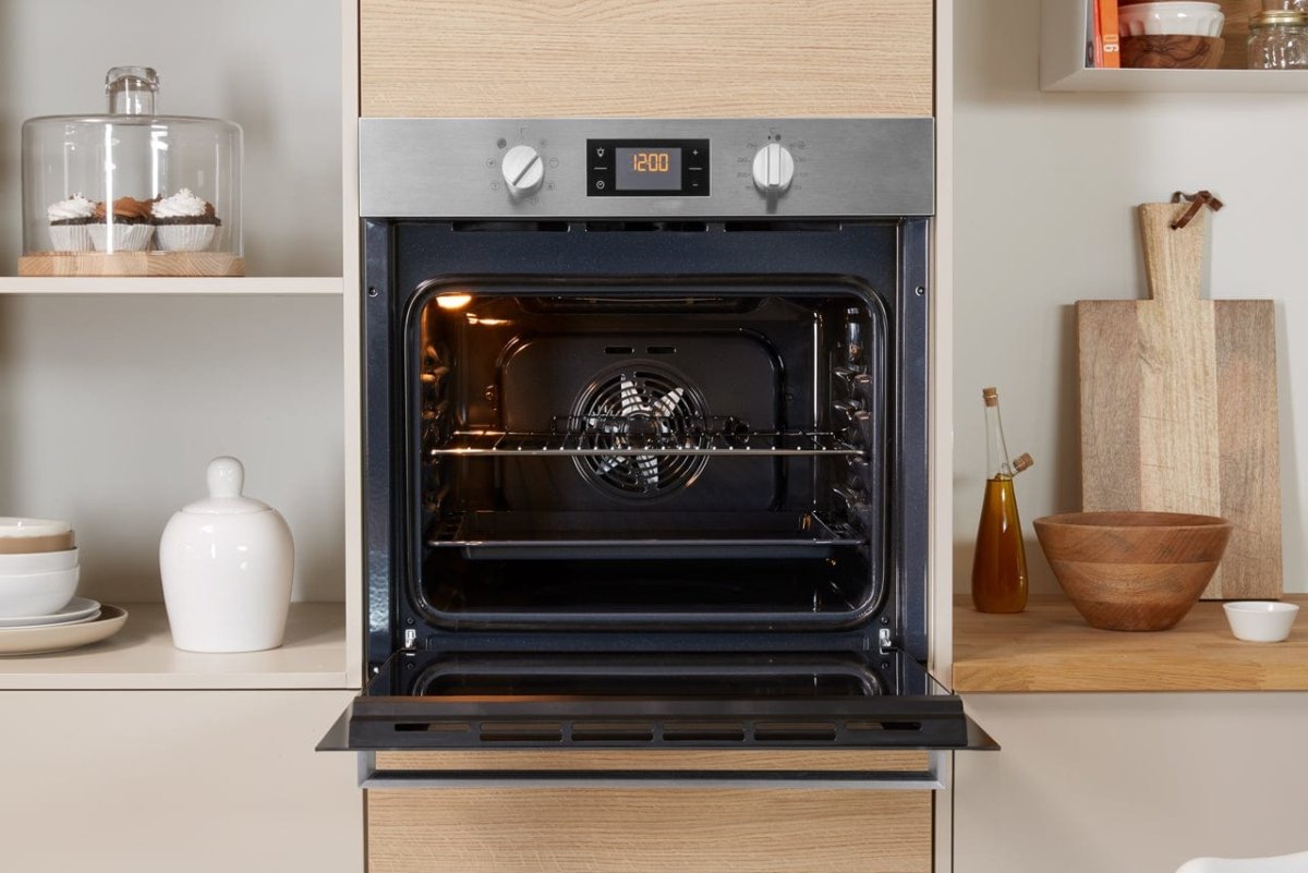 Indesit IFW6340BLUK Eight Function Electric Built-in Single Oven - Black | Atlantic Electrics