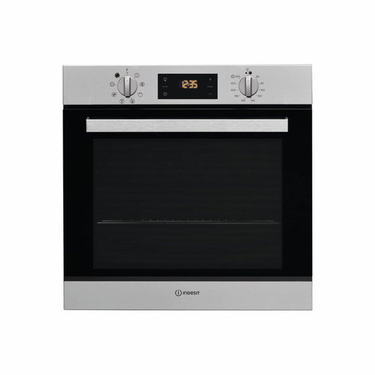 Indesit IFW6540PIX Built In Electric Single Oven - Stainless Steel | Atlantic Electrics