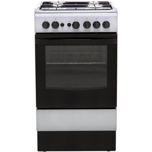 Indesit IS5G1PMSS 50cm Single Oven Gas Cooker - Silver | Atlantic Electrics
