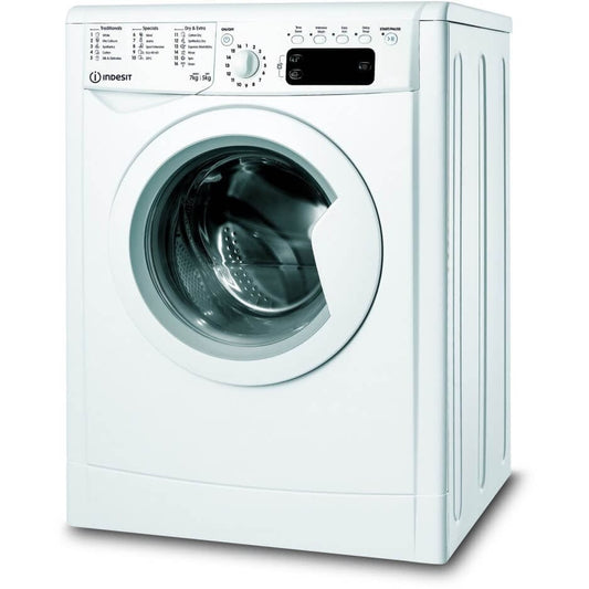 Indesit IWDD75125UKN 7kg-5kg Wash Dry 1200rpm Freestanding Washer Dryer - White | Atlantic Electrics