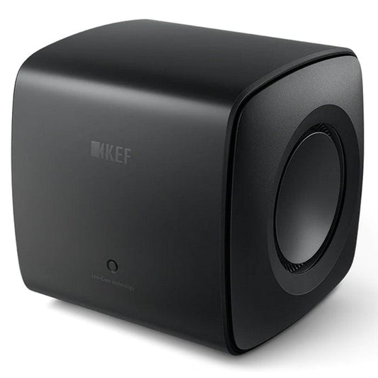 Kef KC62 1000W Ultra Compact Subwoofer - Carbon Black | Atlantic Electrics