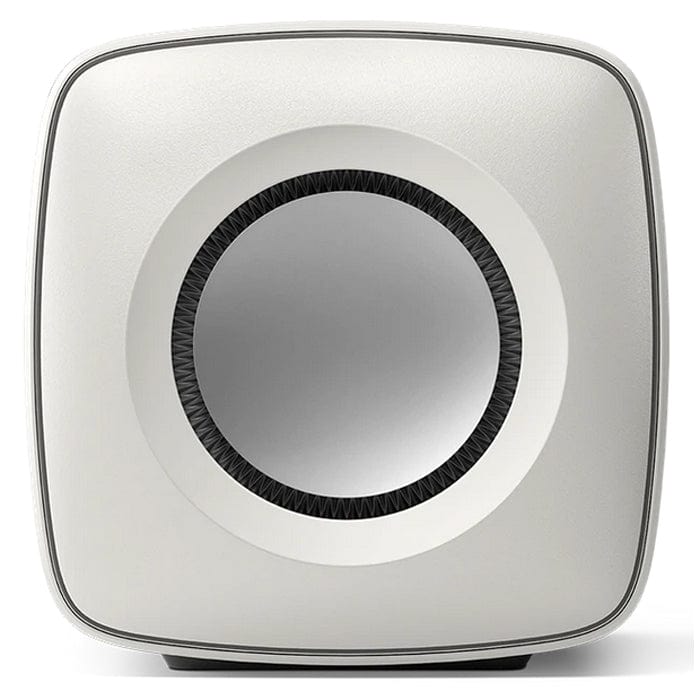 Kef KC62 1000W Ultra Compact Subwoofer - Mineral White | Atlantic Electrics - 39478112452831 