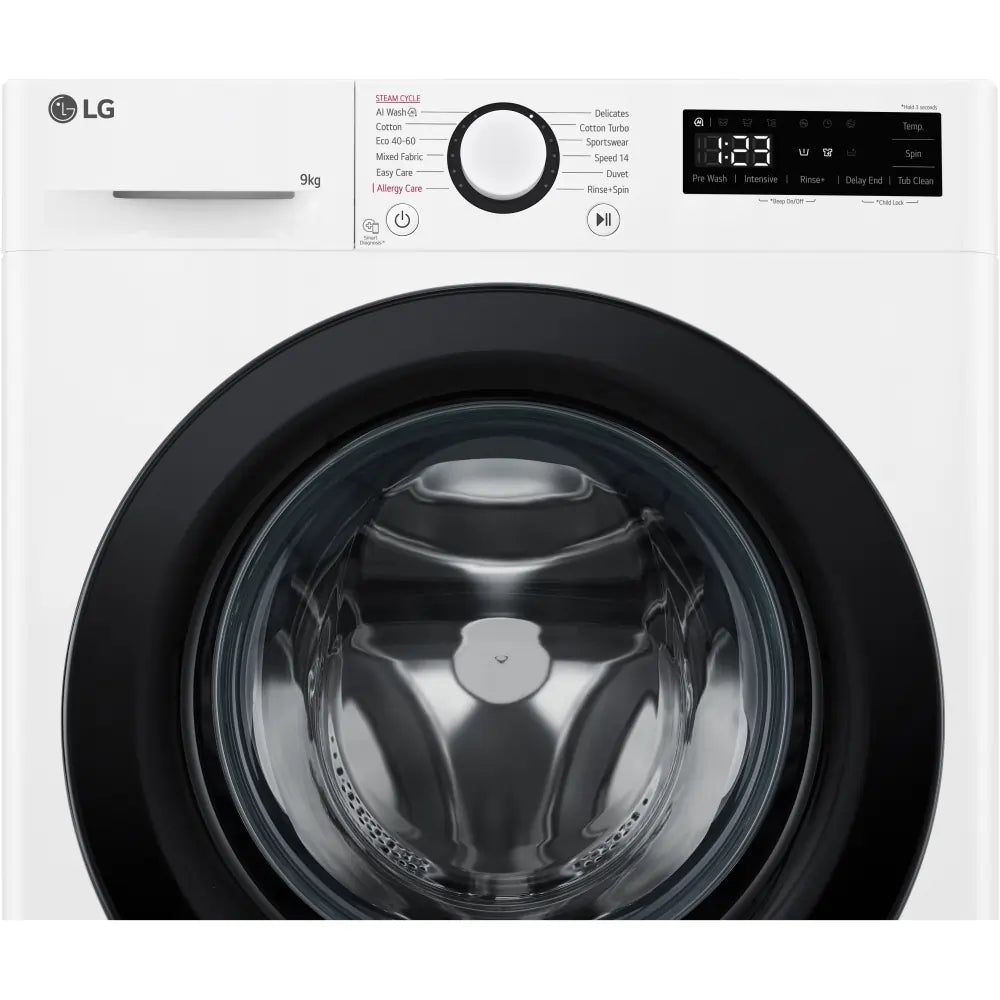 LG F2Y509WBLN1 Washing Machine in White 1200rpm 9kg - White | Atlantic Electrics