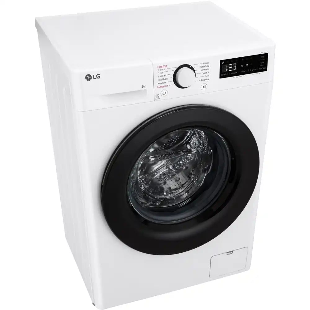 LG F2Y509WBLN1 Washing Machine in White 1200rpm 9kg - White | Atlantic Electrics - 40464354083039 