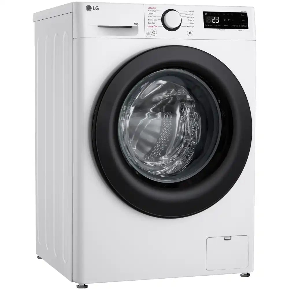 LG F2Y509WBLN1 Washing Machine in White 1200rpm 9kg - White | Atlantic Electrics - 40464354050271 