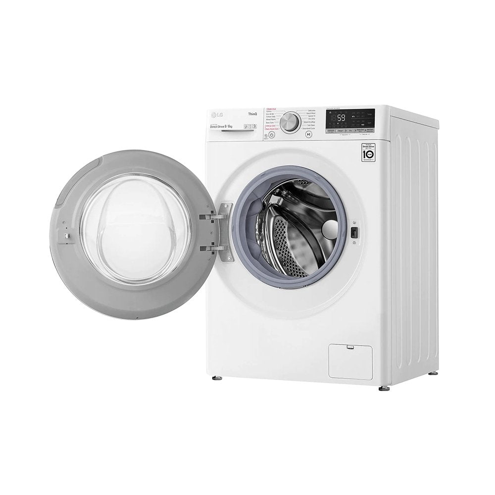 LG FWV696WSE 9kg/6kg 1400 Spin Washer Dryer White | Atlantic Electrics - 39478154985695 