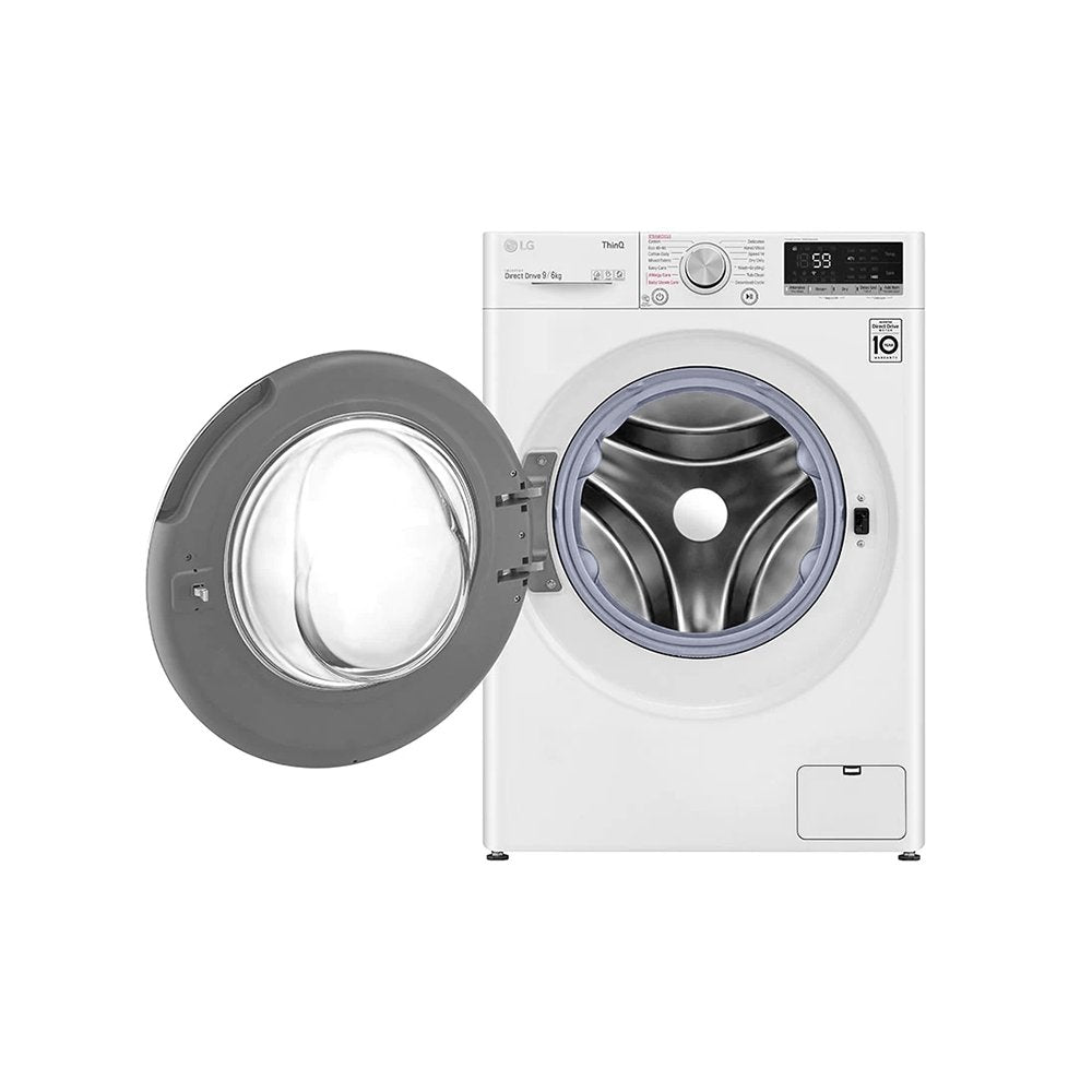 LG FWV696WSE 9kg/6kg 1400 Spin Washer Dryer White | Atlantic Electrics - 39478154723551 