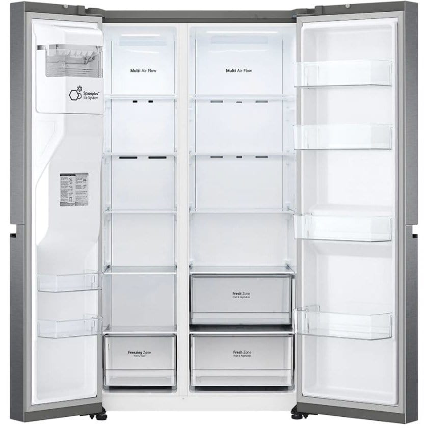 LG GSLV50DSXM Plumbed 60/40 American Fridge Freezer No Frost Graphite - F Rated | Atlantic Electrics