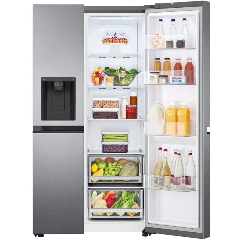 LG GSLV50DSXM Plumbed 60/40 American Fridge Freezer No Frost Graphite - F Rated | Atlantic Electrics - 39478155444447 