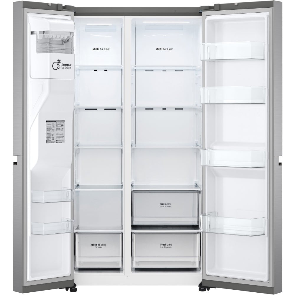 LG GSLV50PZXL 91.3cm Frost Free American Style Fridge Freezer - Stainless Steel | Atlantic Electrics