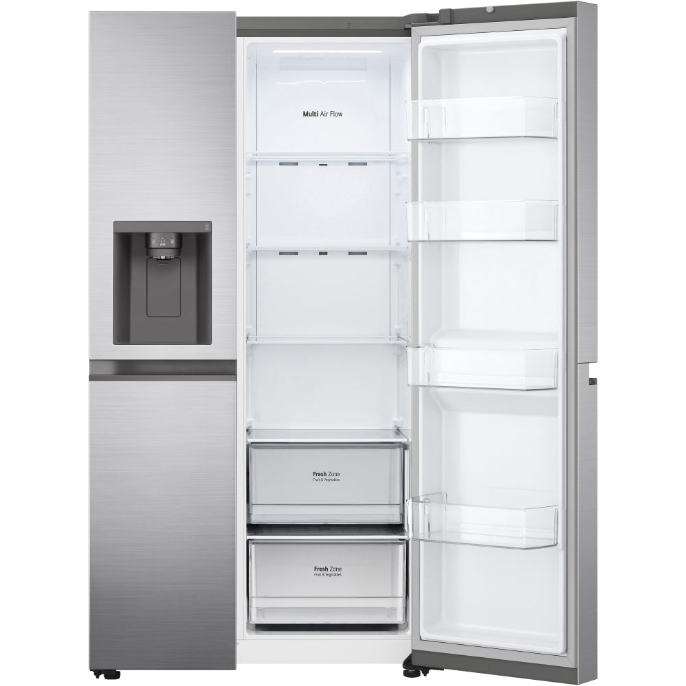 LG GSLV50PZXL 91.3cm Frost Free American Style Fridge Freezer - Stainless Steel | Atlantic Electrics - 40468727234783 