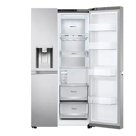 LG GSLV91MBAC 91.3cm Frost Free American Style Fridge Freezer - Metal Sorbet | Atlantic Electrics