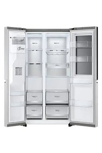 Thumbnail LG GSXV90BSAL 91.3cm Frost Free American Style Fridge Freezer - 40468725104863