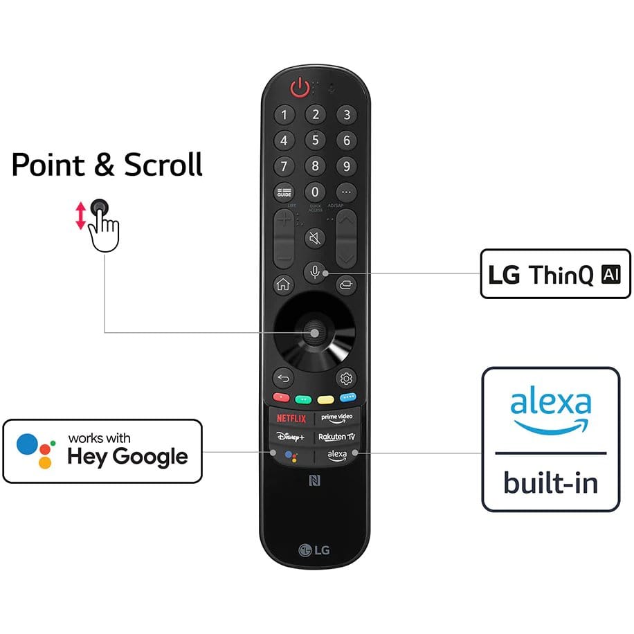 LG OLED77G26LAAEK 77" 4K OLED Smart TV with Voice Assistants | Atlantic Electrics - 39478164127967 