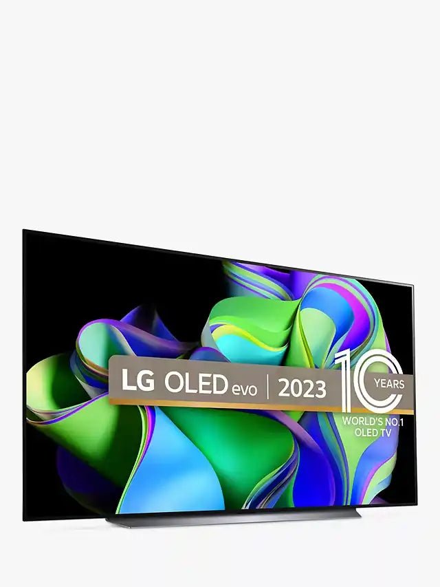 LG OLED83C34LA (2023) OLED HDR 4K Ultra HD Smart TV, 83 inch with Freeview Play/Freesat HD & Dolby Atmos - Dark Titan | Atlantic Electrics