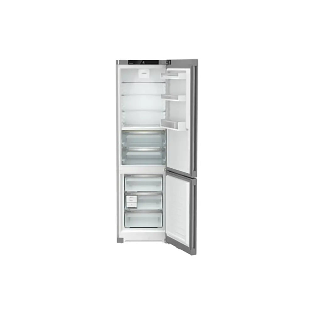 Liebherr CBNSDA5723 Plus 360 Litre Freestanding Fridge-Freezer with BioFresh and NoFrost, 59.7cm Wide - Silver | Atlantic Electrics