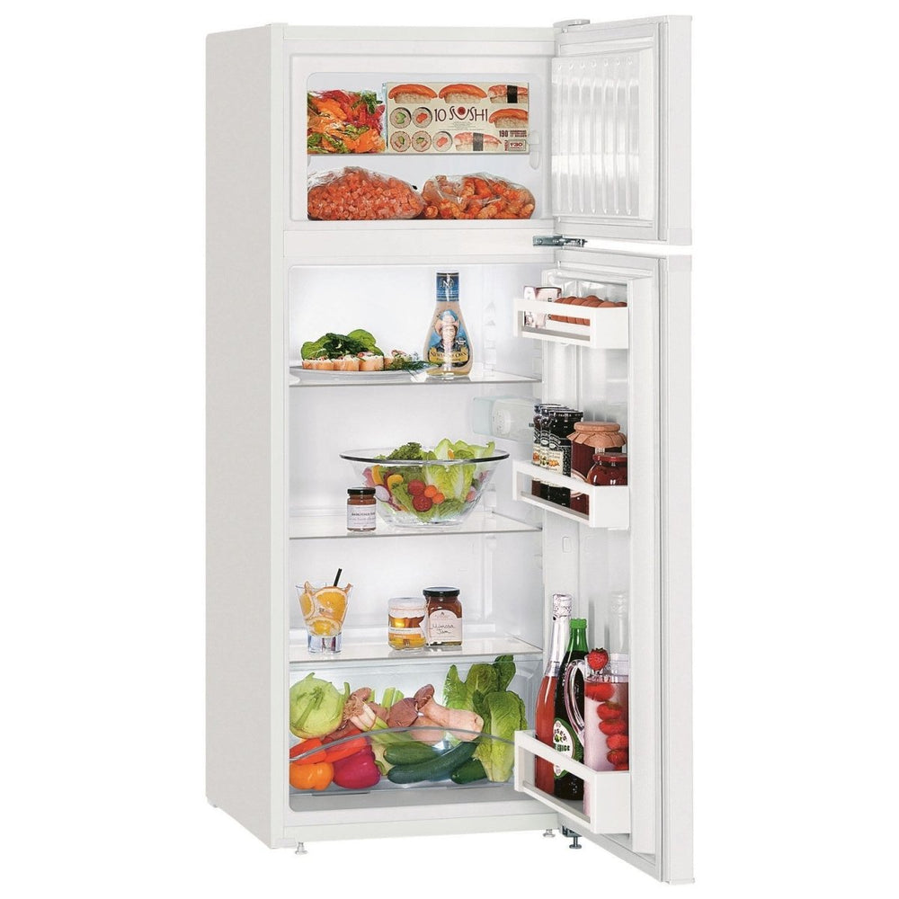 Liebherr CT2531 80/20 Freestanding Fridge Freezer Top Mount 80-20 Split Frost Free 55cm Wide - White | Atlantic Electrics - 40751223242975 