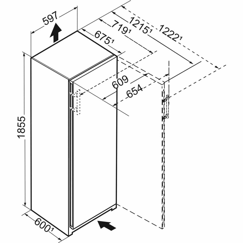 Liebherr FNSDD5257 278L Prime NoFrost Freestanding Freezer with NoFrost | Atlantic Electrics - 39478188015839 