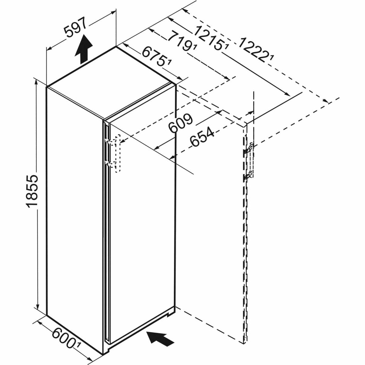 Liebherr FNSDD5257 278L Prime NoFrost Freestanding Freezer with NoFrost | Atlantic Electrics