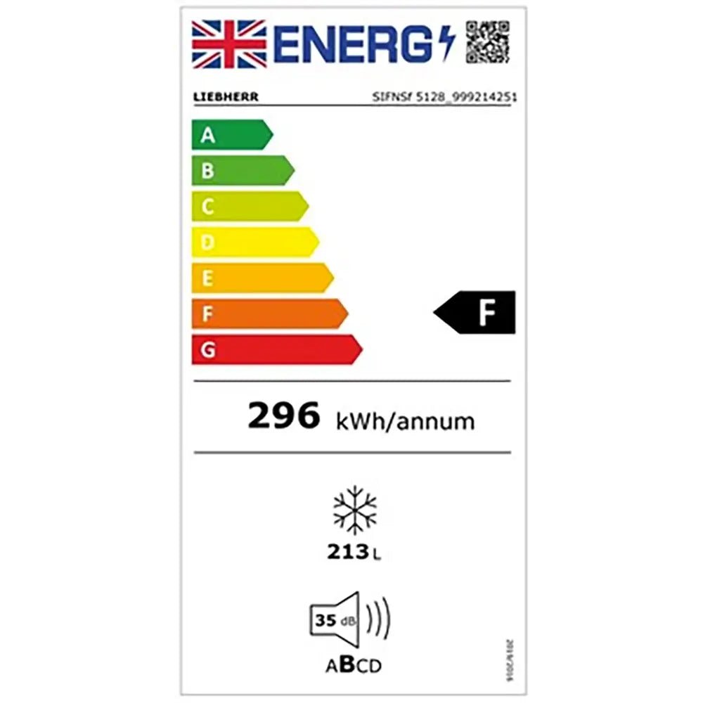 Liebherr IXRFS5125 Plus 507 Litre Integrated Side-by-Side Combination Refrigerator Freezer with BioFresh and NoFrost | Atlantic Electrics - 40209730240735 