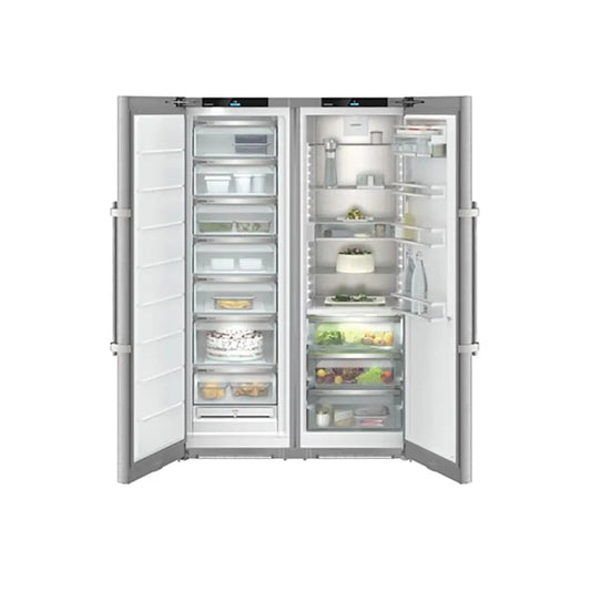 Liebherr Prime XRFSD5255 665L 120cm Stainless Steel Side by Side Fridge Freezer | Atlantic Electrics