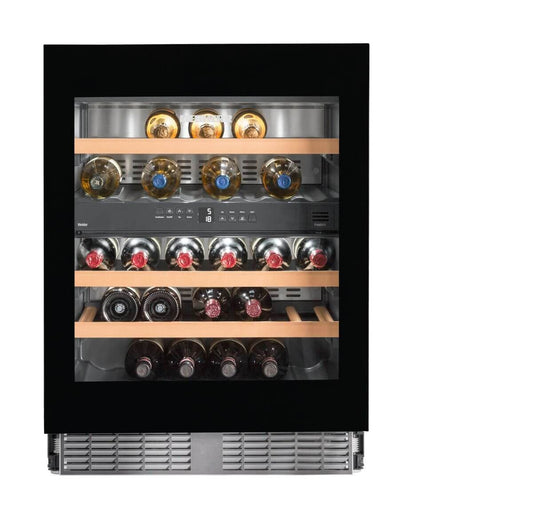 Liebherr UWTGB1682-20 60cm Built-Under 34 Bottle Wine Cooler, 2 Temperature Zone Black | Atlantic Electrics