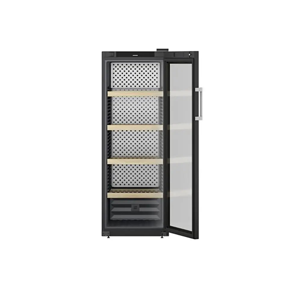 Liebherr WPBLI5031 GrandCru Selection 385 Litre Wine Storage Fridge, 196 0.75 Litre Bordeaux Bottles, 59.7cm Wide - Black | Atlantic Electrics - 40320582222047 