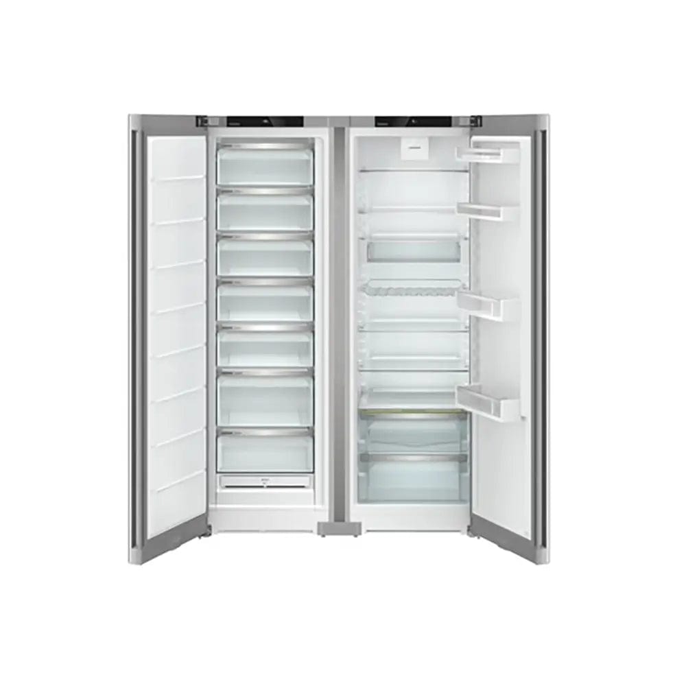 Liebherr XRFSF5220 Plus Side-by-Side Combination Fridge Freezer with NoFrost - 59.7cm Wide - Silver | Atlantic Electrics - 39478242148575 