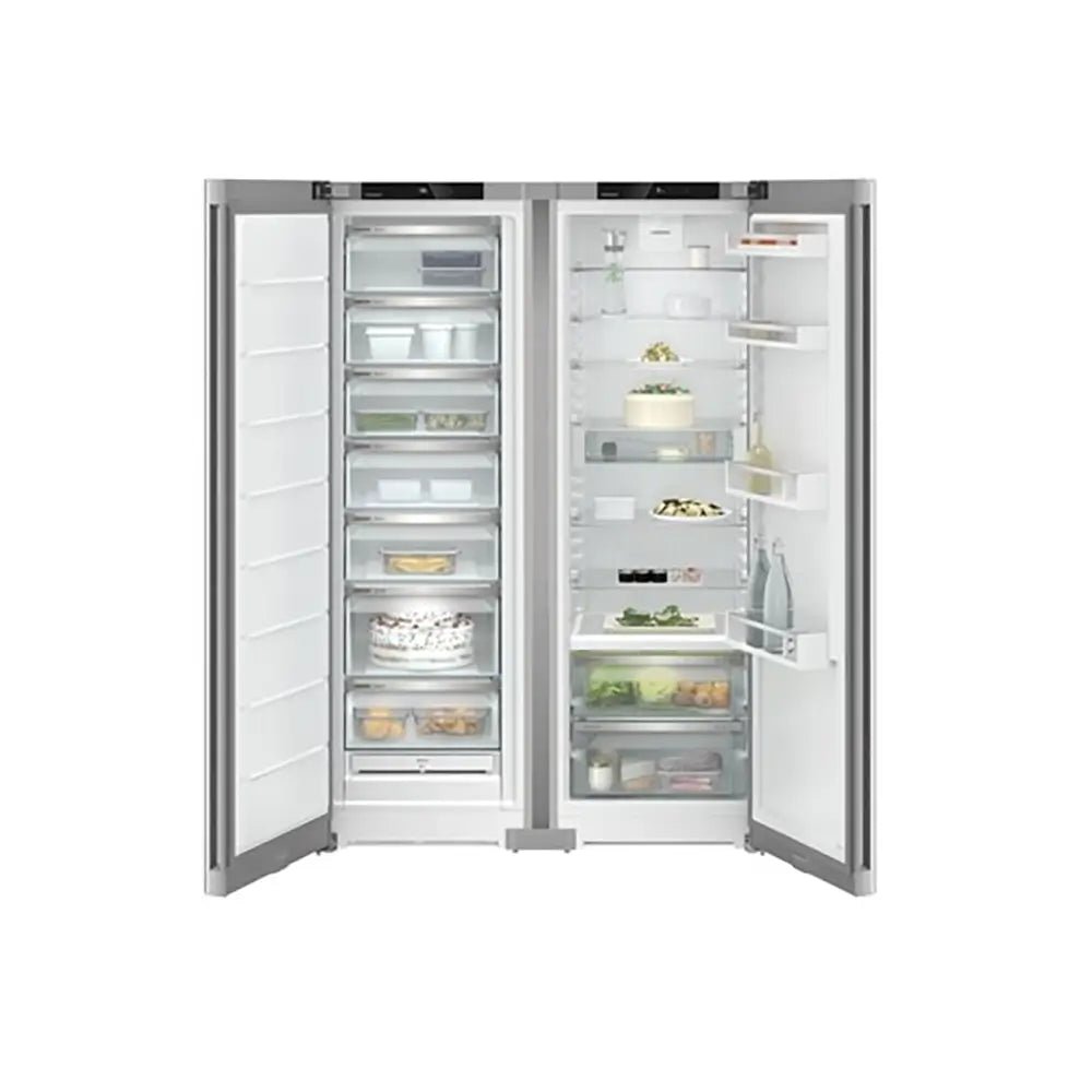 Liebherr XRFSF5225 Plus 659 Litre Freestanding Side-by-Side Combination Refrigerator Freezer with BioFresh and NoFrost - Silver | Atlantic Electrics