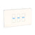 Thumbnail Lightwave LP23MK2 Smart Dimmer with Energy Monitoring, 3 Gang, White Works with Alexa, Google Assistant, HomeKit. iOS & Android Compatible | Atlantic Electrics- 39478242935007