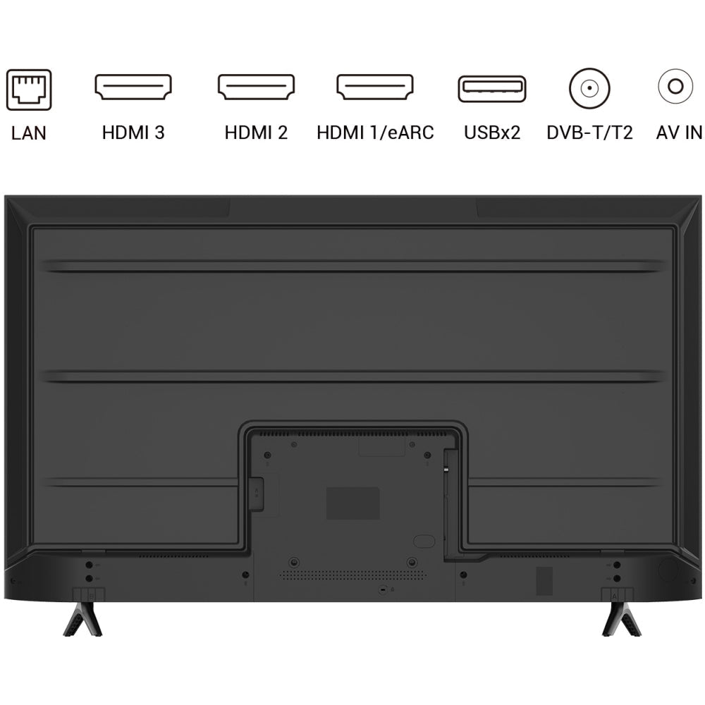 Metz 50MRD6000YUK 50" DLED Ultra HD Smart TV - Black | Atlantic Electrics