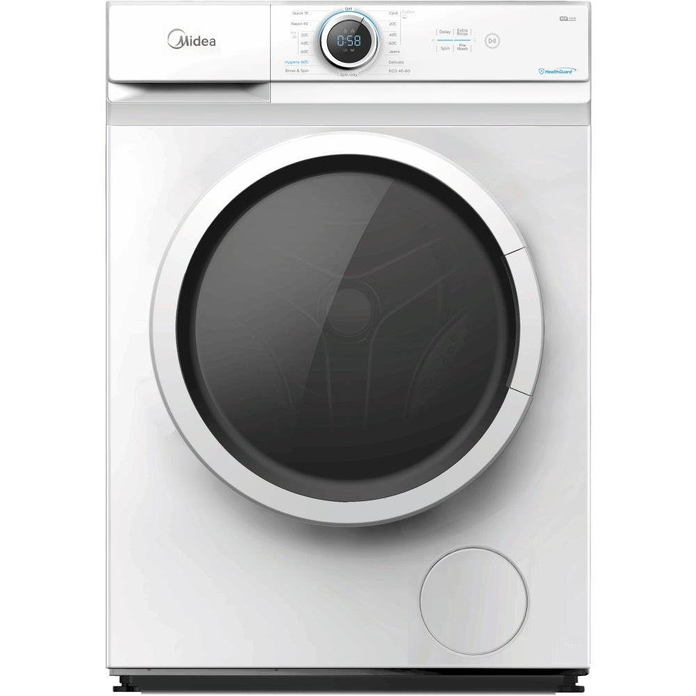 Midea MF100W70 7kg 1200 Spin Washing Machine - White | Atlantic Electrics - 40917083324639 