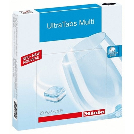 Miele 10245560 UltraTab Dishwasher Detergent Tablets (Pack of 20) | Atlantic Electrics