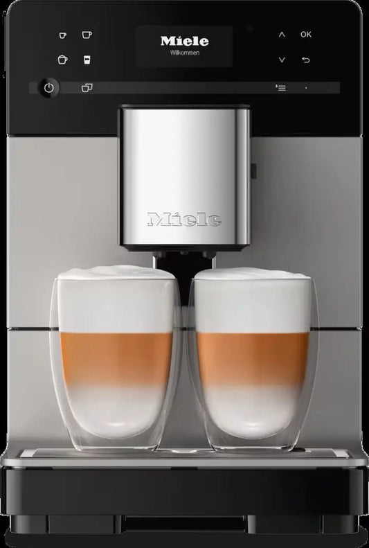 Miele CM5510 AluSilver Coffee Machine Silver Grey | Atlantic Electrics