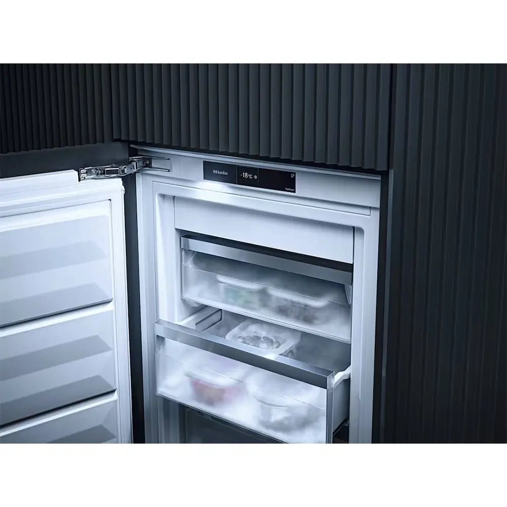 Miele FNS7794E 213 Litre Built-In Freezer with NoFrost & IceMaker with Fresh Water Connection, 8 Freezer Drawers - 55.9cm Wide | Atlantic Electrics - 41547470242015 