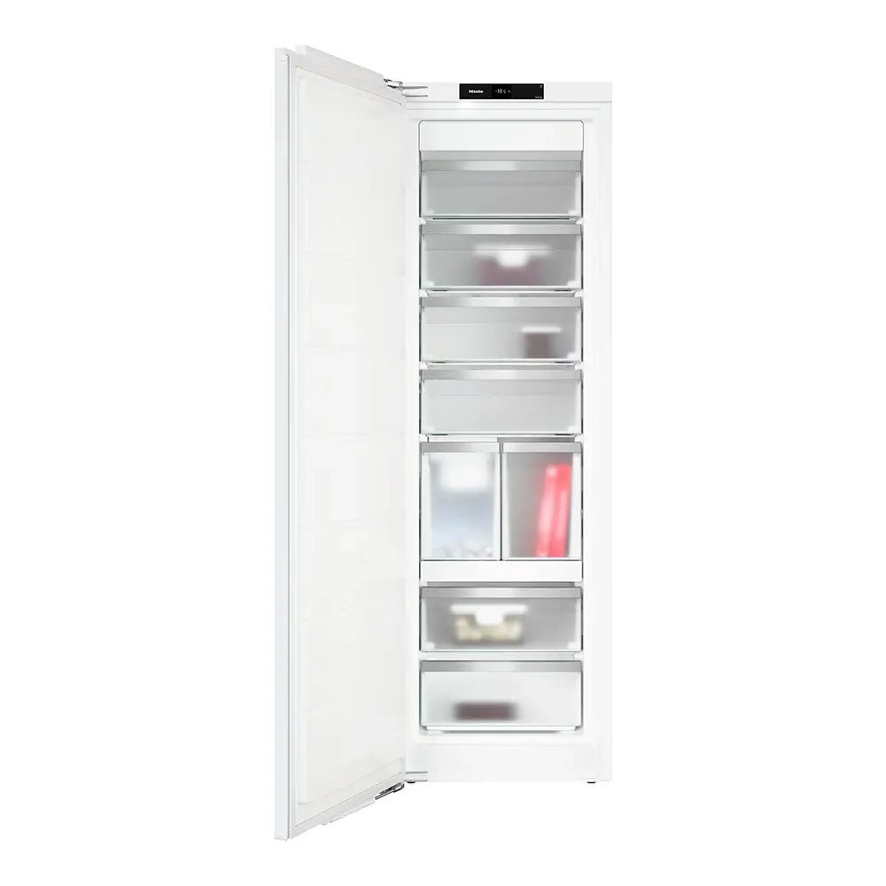 Miele FNS7794E 213 Litre Built-In Freezer with NoFrost & IceMaker with Fresh Water Connection, 8 Freezer Drawers - 55.9cm Wide | Atlantic Electrics - 41547470045407 