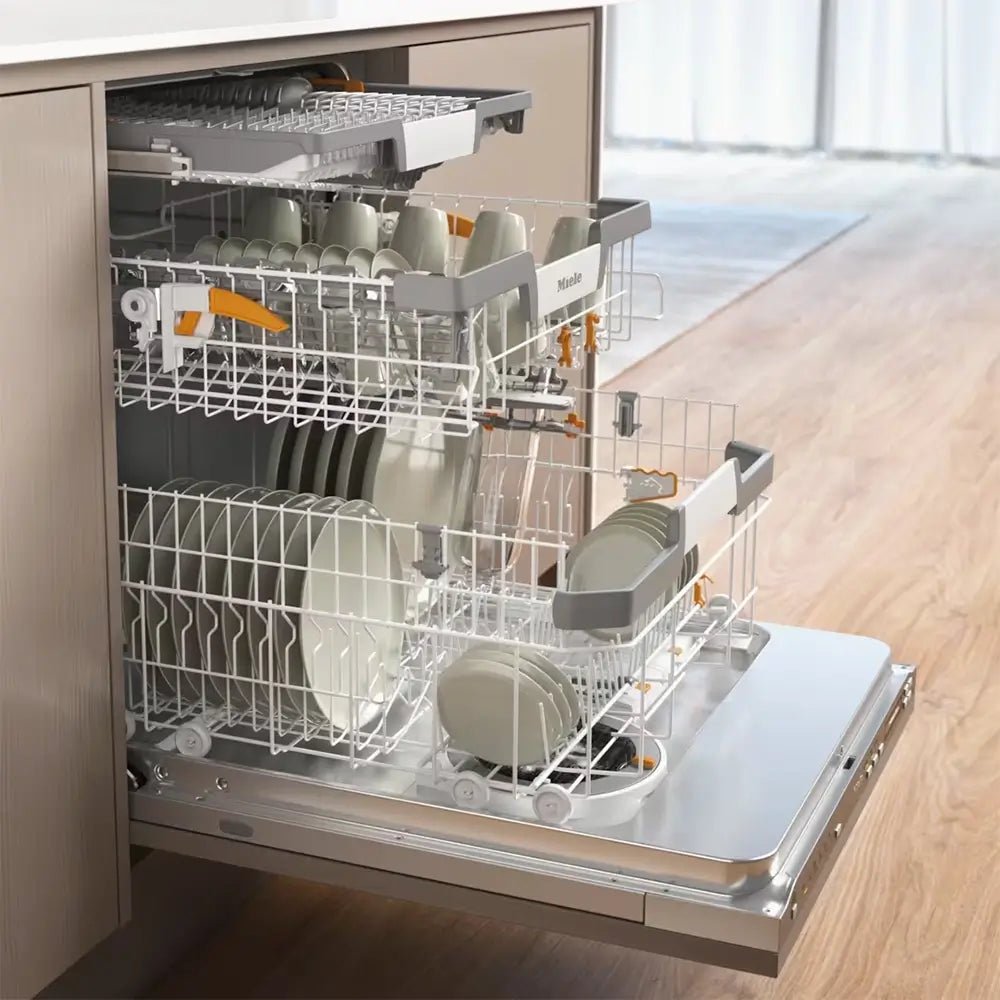 Miele G7191SCVI Built-In 60CM Fully Integrated Dishwasher AutoDos with PowerDisk | Atlantic Electrics