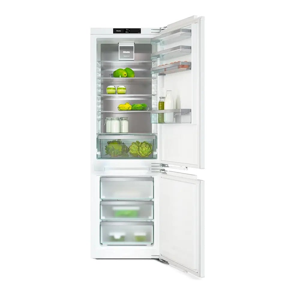 Miele KFN7764D 254 Litre Built-In Fridge Freezer Combination with FlexiLight 2.0, NoFrost & DynaCool - 55.9cm Wide | Atlantic Electrics - 41547475714271 