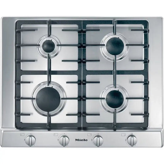 Miele KM2010SS 4 Burner 65cm Gas Hob Stainless Steel | Atlantic Electrics