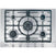 Thumbnail Miele KM2032SS Gas Hob with 5 Burners Including Mono Wok - 41484412846303