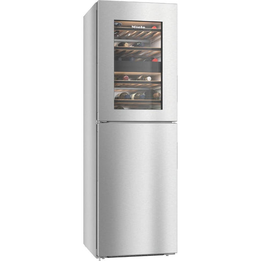 Miele KWNS28462E-ED-CS Freestanding Freezer + Wine Conditioning 2-In-1 | Atlantic Electrics