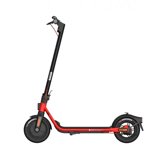 Ninebot D38E Kickscooter Powered by Segway, Electric Folding, 10-inch Air Tyres, 15.5mph - Black & Red | Atlantic Electrics