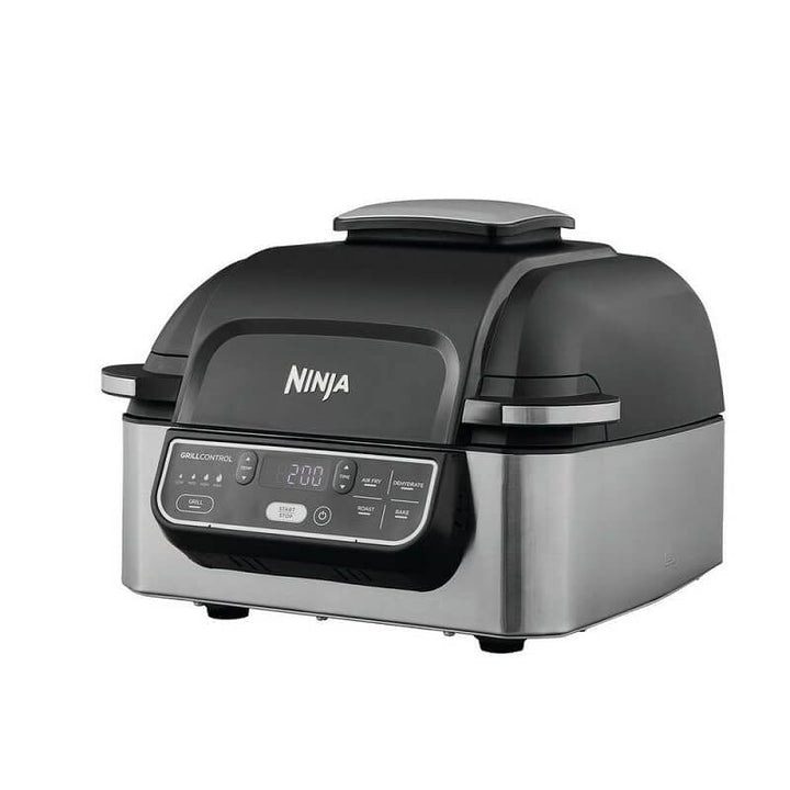 Ninja AG301UK Foodi Health Grill & Air Fryer Black/Stainless Steel -  Atlantic Electrics