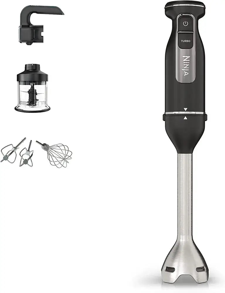 Ninja Foodi CI100UK 3-in-1 Hand Blender, Mixer & Chopper - Black | Atlantic Electrics