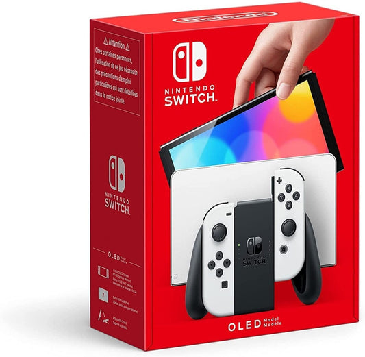 Nintendo Switch OLED Games Console - White | Atlantic Electrics