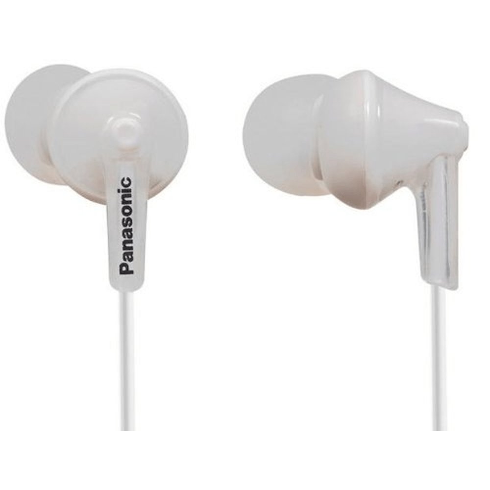 Panasonic RPHJE125E-W Ergofit In-Ear Stereo Earphones - Headphones - White | Atlantic Electrics