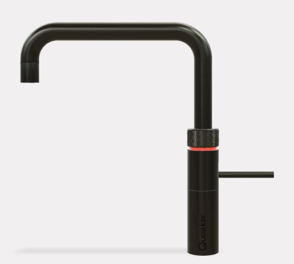 Quooker Fusion Square PRO3 Gunmetal 3 in 1 Boiling Water Tap with 3 Liters Tank | Atlantic Electrics - 41484420186335 