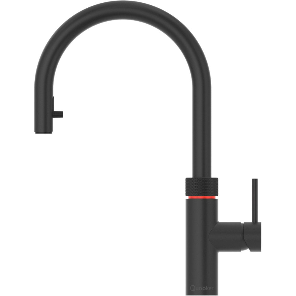 Quooker Flex PRO7 Black 3 in 1 Boiling Water Tap with 7 Liters Tank | Atlantic Electrics - 41569700872415 