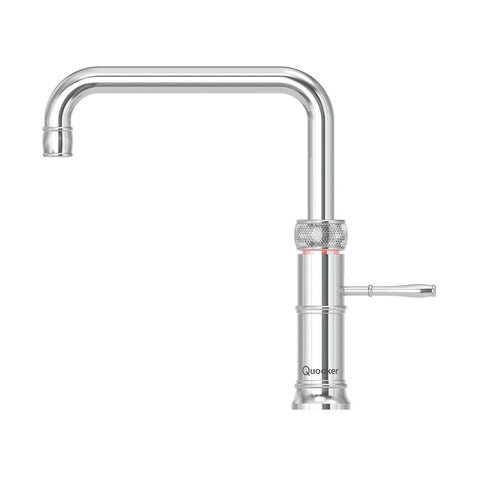 Quooker Classic Fusion Square PRO7 Chrome 3 in 1 Boiling Water Tap with 7 Liters Tank | Atlantic Electrics - 41477799706847 